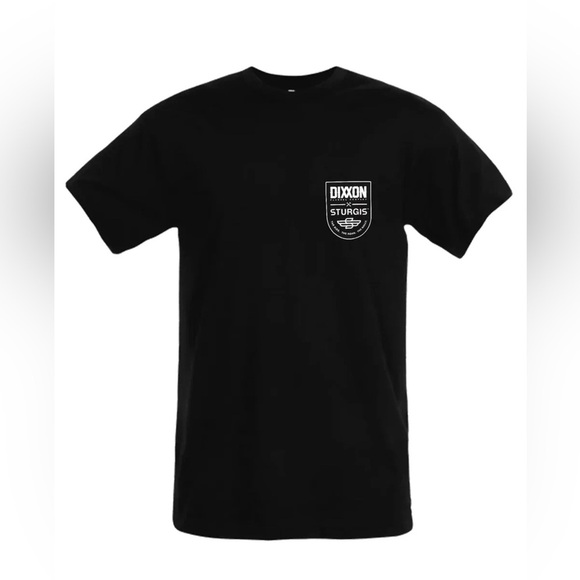 Dixxon Sturgis Motorcycle Ride Roar Rally Badge  Shirt Men Black  New In Bag XL - Picture 1 of 6